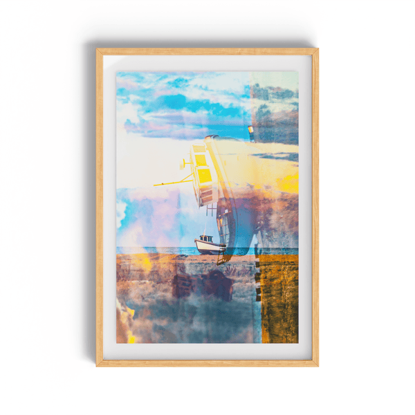 EditionX [A1] Portrait (59cm x 84cm x 4cm, 23.4in x 33.1in x 1.575in) - Oak Frame, Giclée Fine Art Print, Gallery Glass, Special Limited Edition of 10