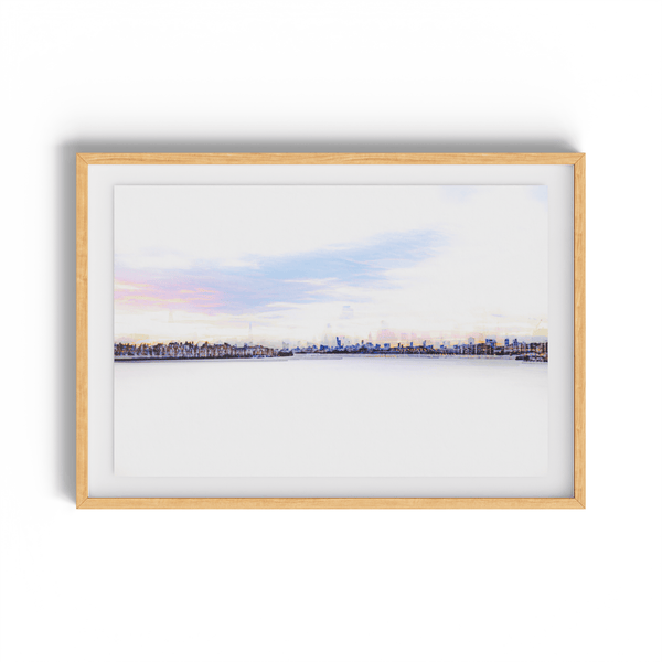 EditionX [A0] Landscape (121cm x 86cm x 4cm, 47.64in x 33.86in x 1.575in) - Oak Frame, Giclée Fine Art Print, Gallery Glass, Special Limited Edition of 2