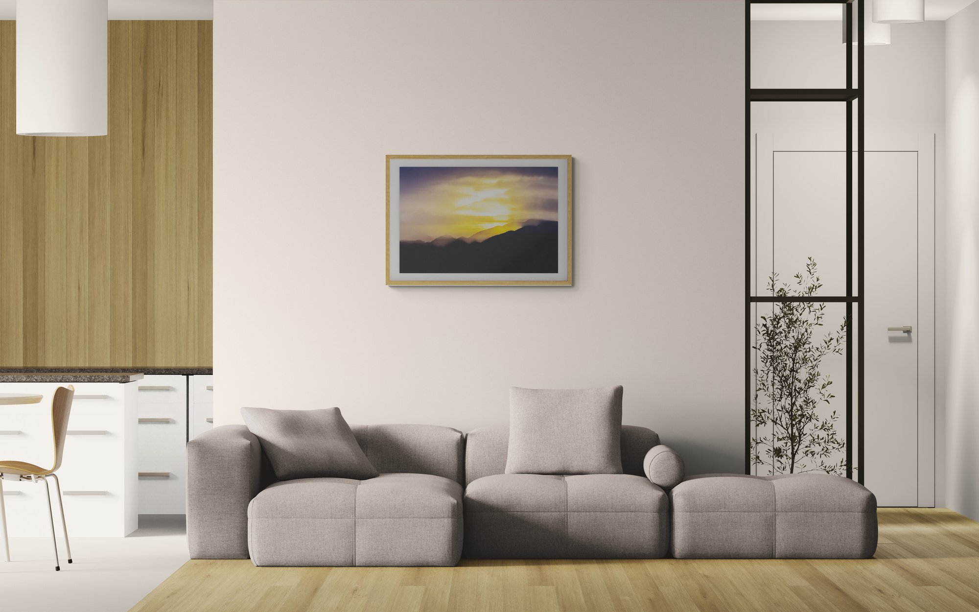 Lingering Glow - in-situ view 1